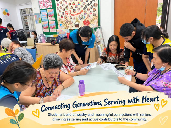 Students forged meaningful connections engaging seniors in workshop