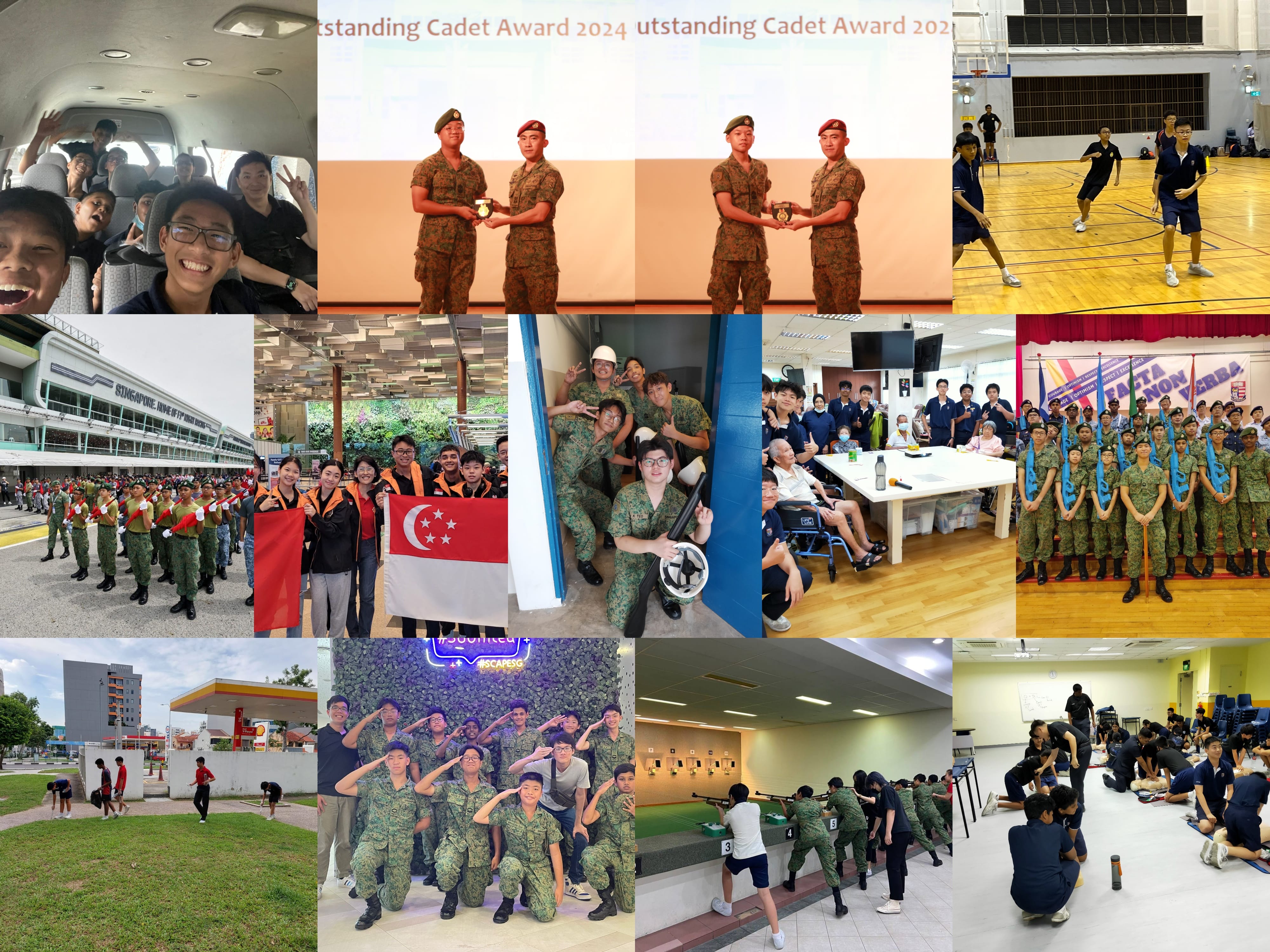 A photo collage of NCC Land activities