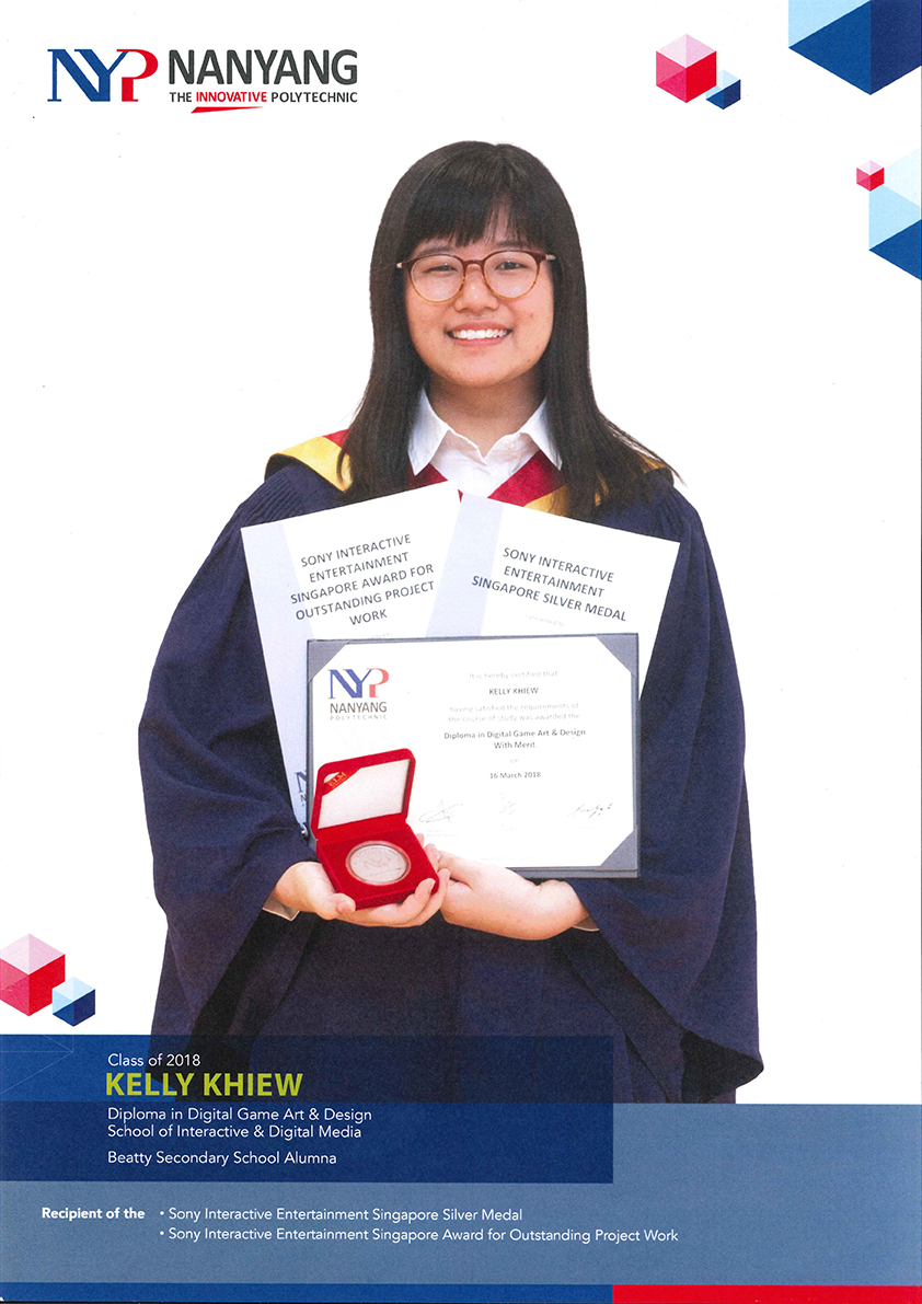 Nanyang Polytechnic 2018 Silver Medal Kelly Khiew