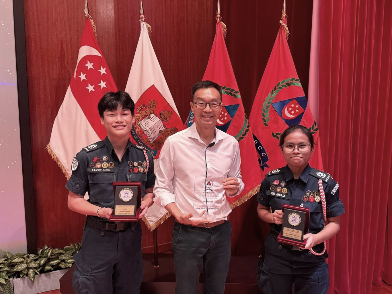NCDCC Unit Overall Proficiency Award (Distinction) 2025 ceremony recognizing the unit's outstanding achievements and commitment to excellence.
