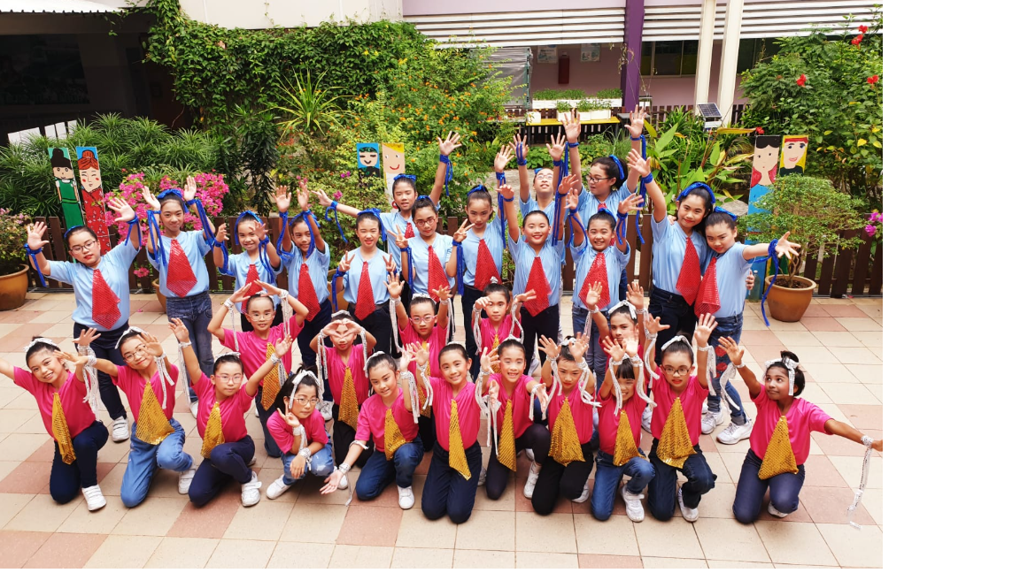 Students displaying their dance steps