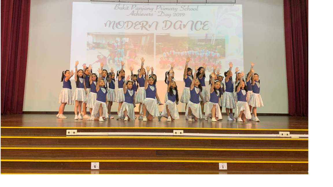 Students displaying their dance steps