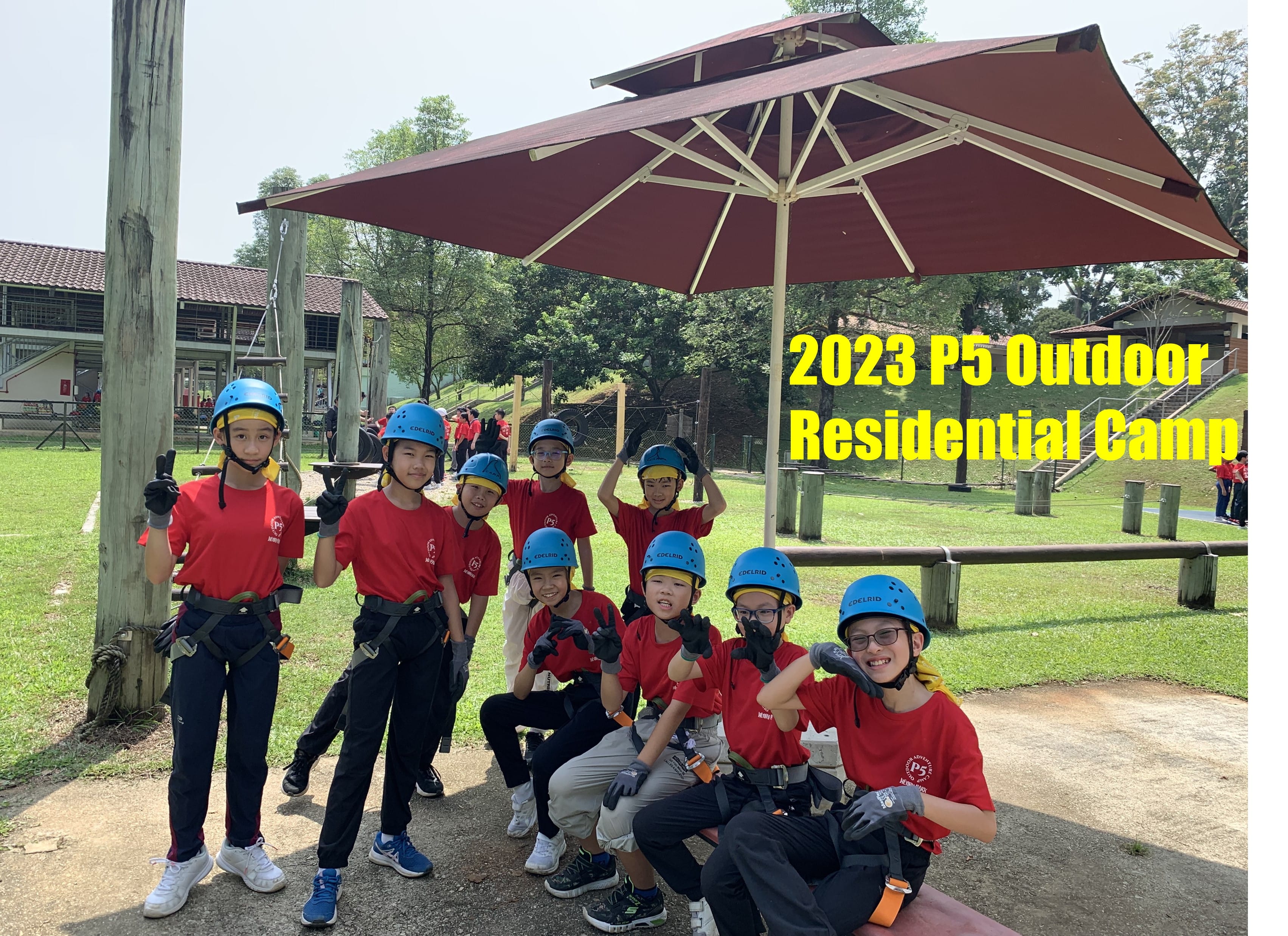 Arrival at the P5 outdoor residential camp