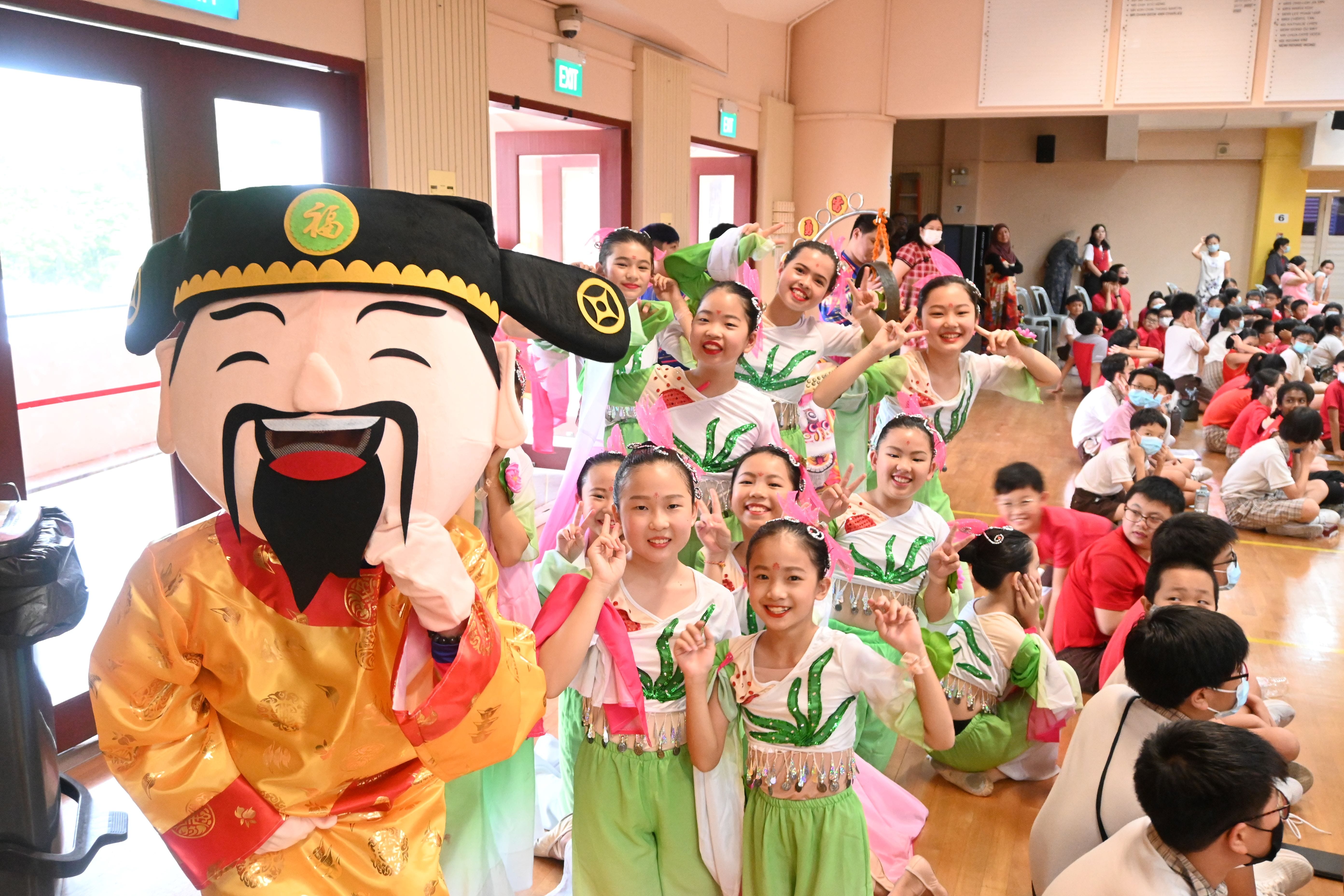 After Chinese New Year performance