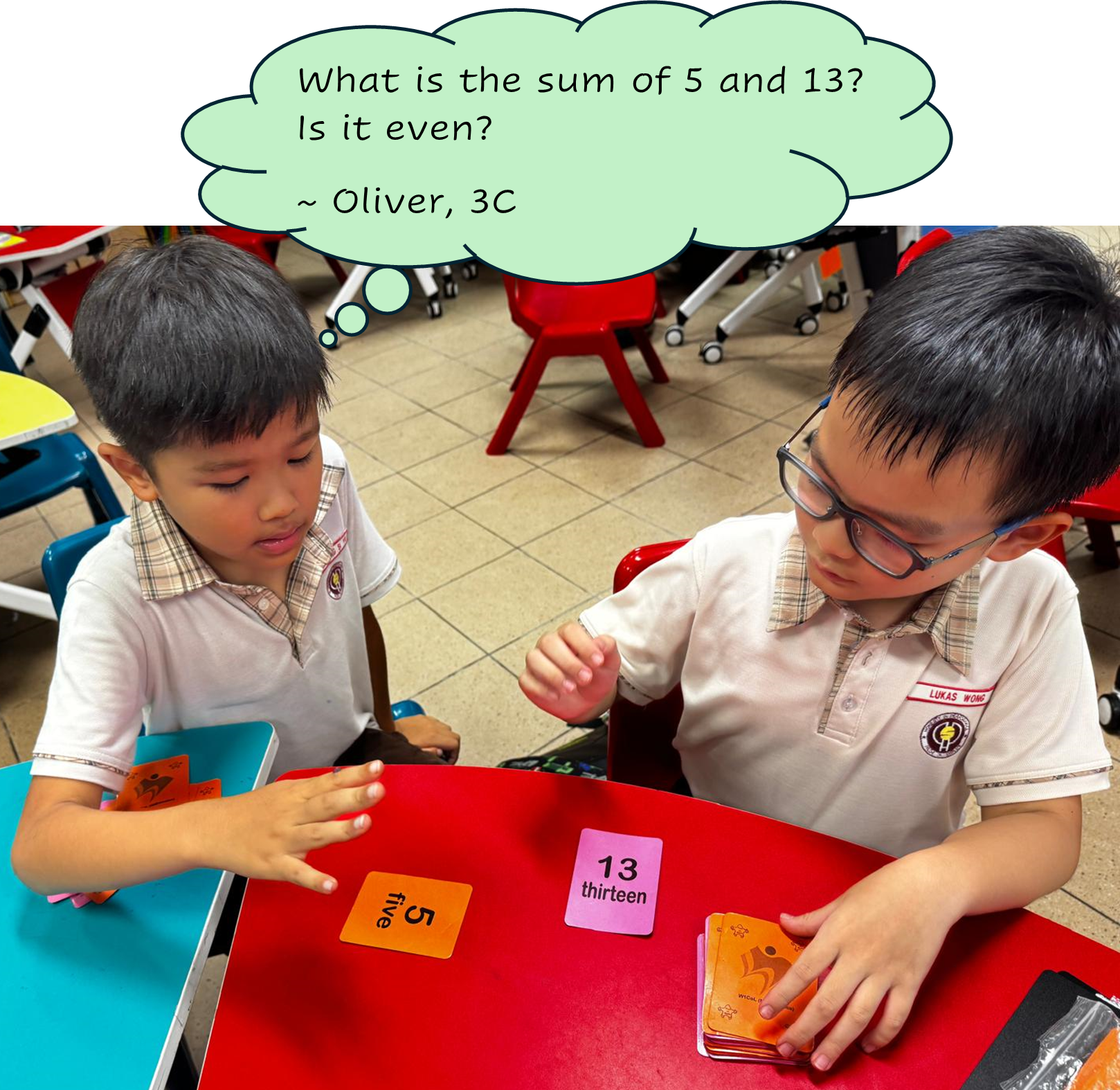 Students enjoy Fun in Math