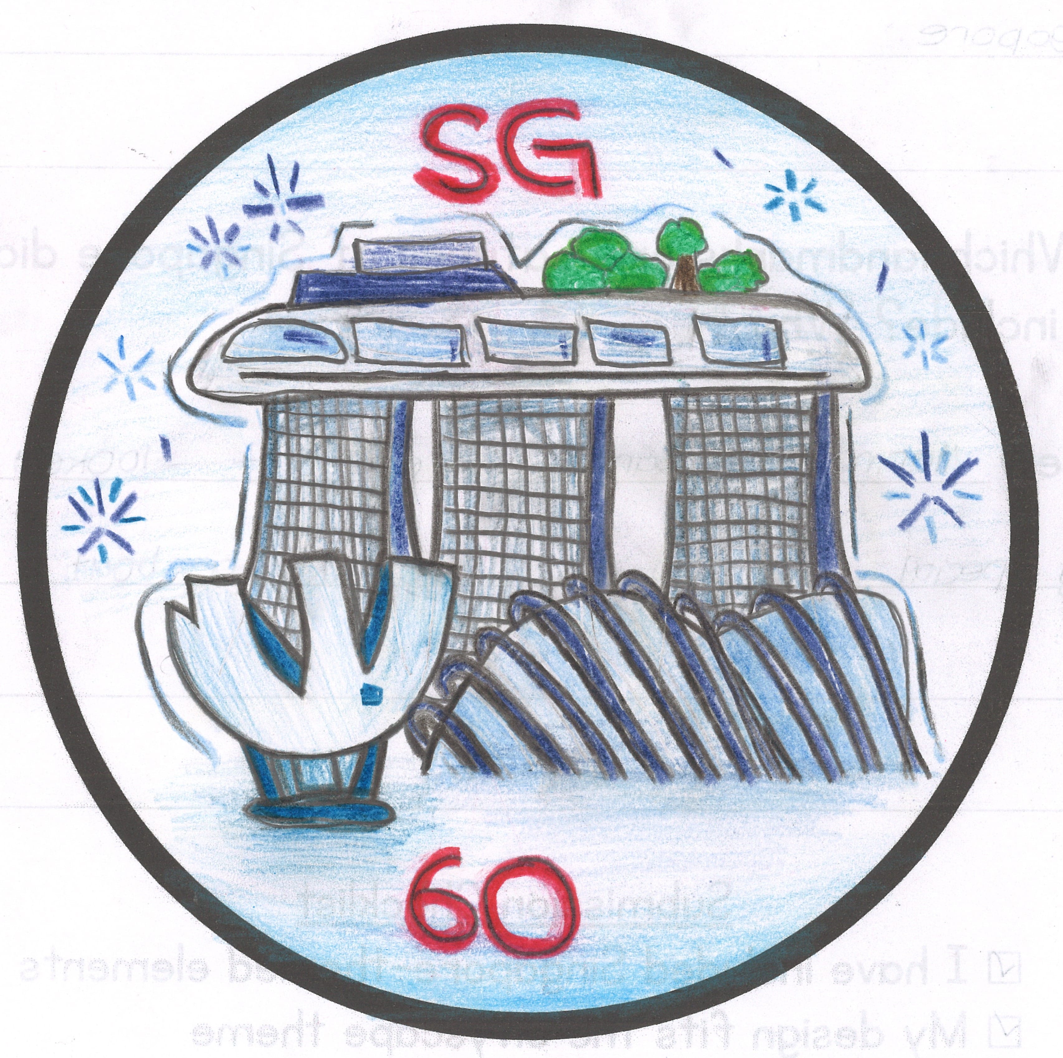 Singapore cityscape design contest shortlisted piece.