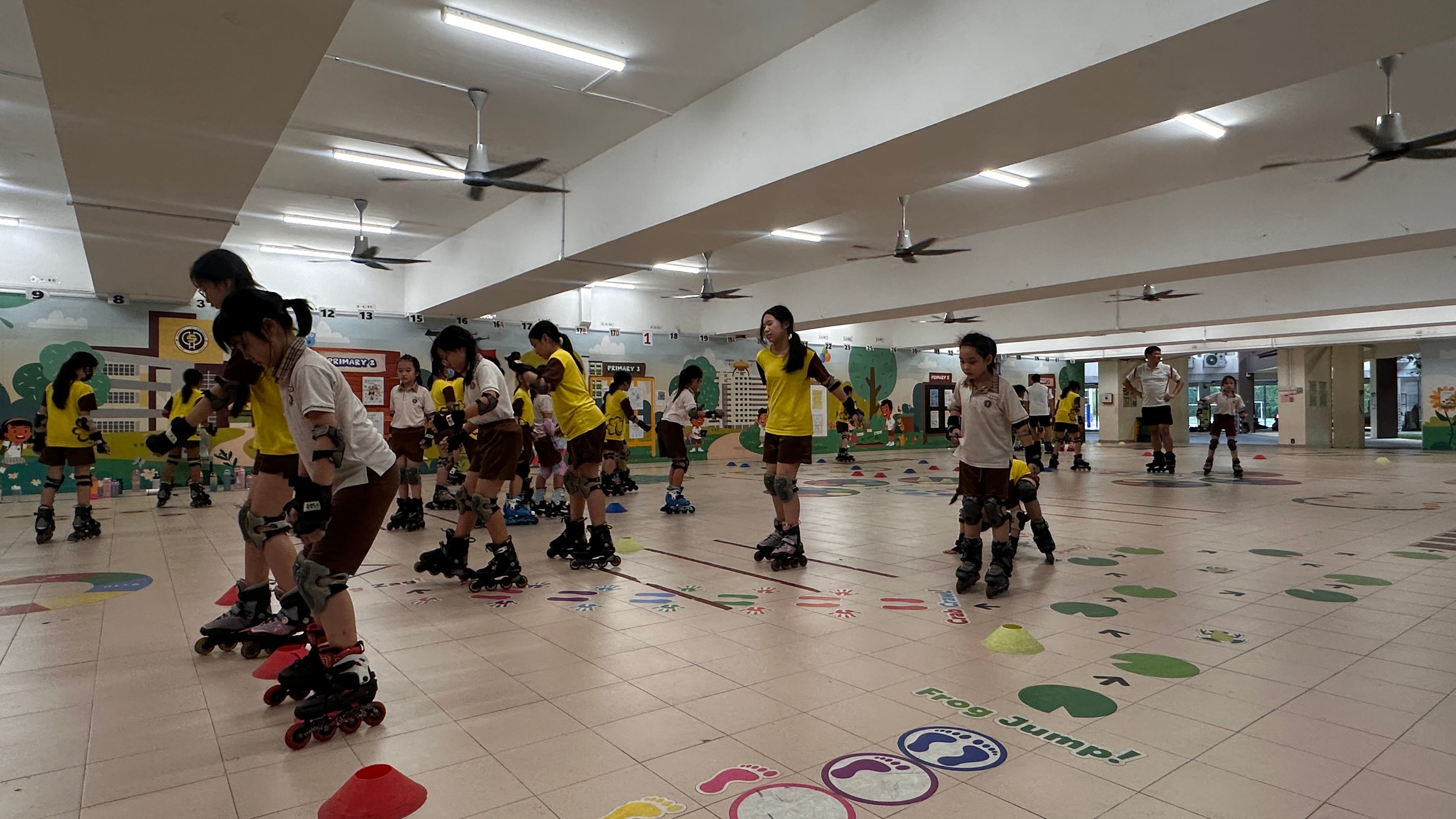 Rollerblading activity