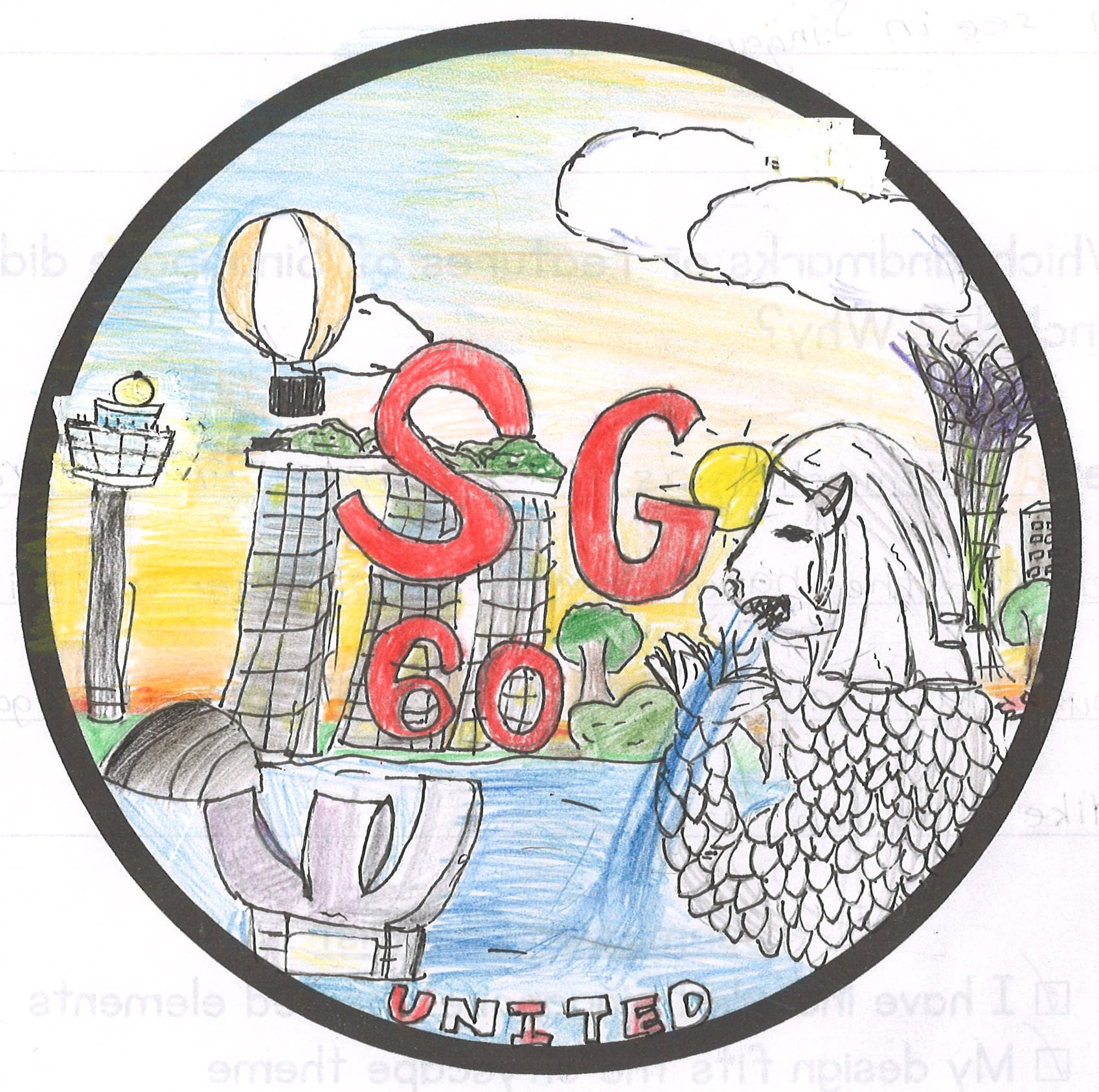 Singapore cityscape design contest shortlisted piece.