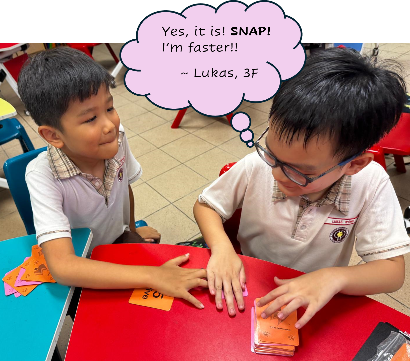 Students enjoy Fun in Math