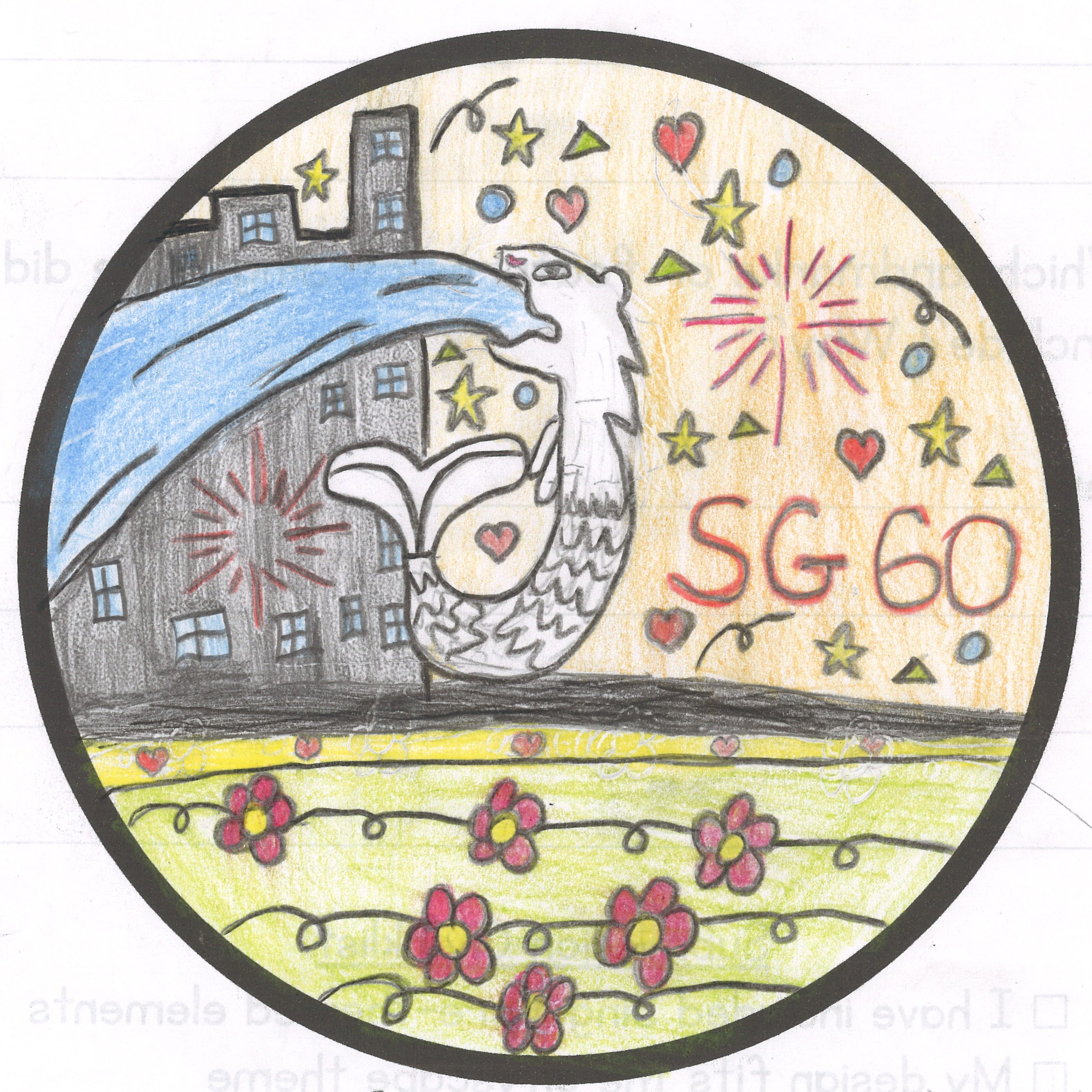 Singapore cityscape design contest winning entry.