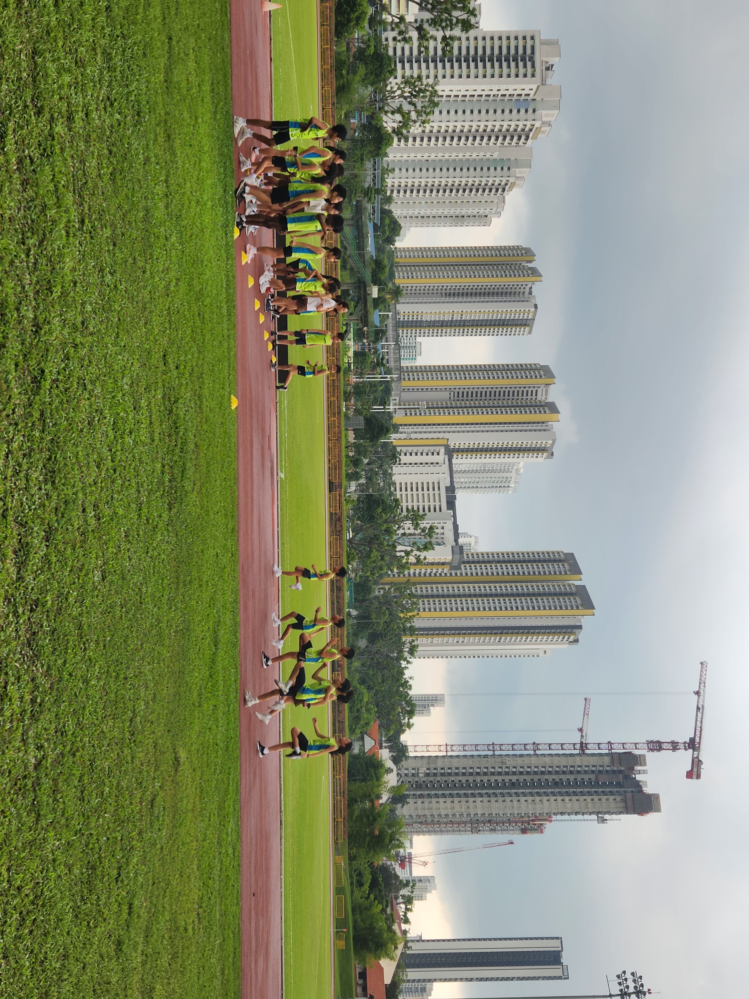 Track and Field members training