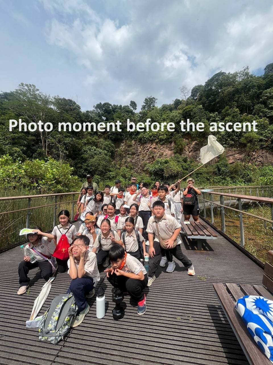 Group photo before the ascent