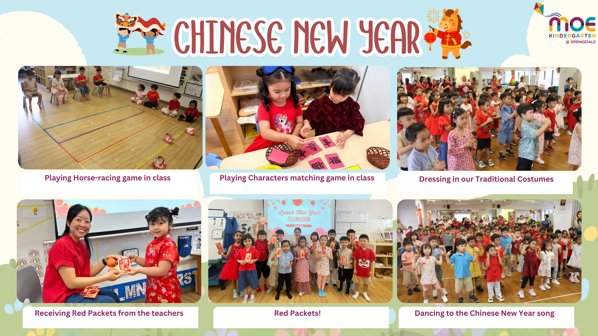 A vibrant celebration where children learned about Chinese New Year traditions while embracing Singapore's multicultural heritage.