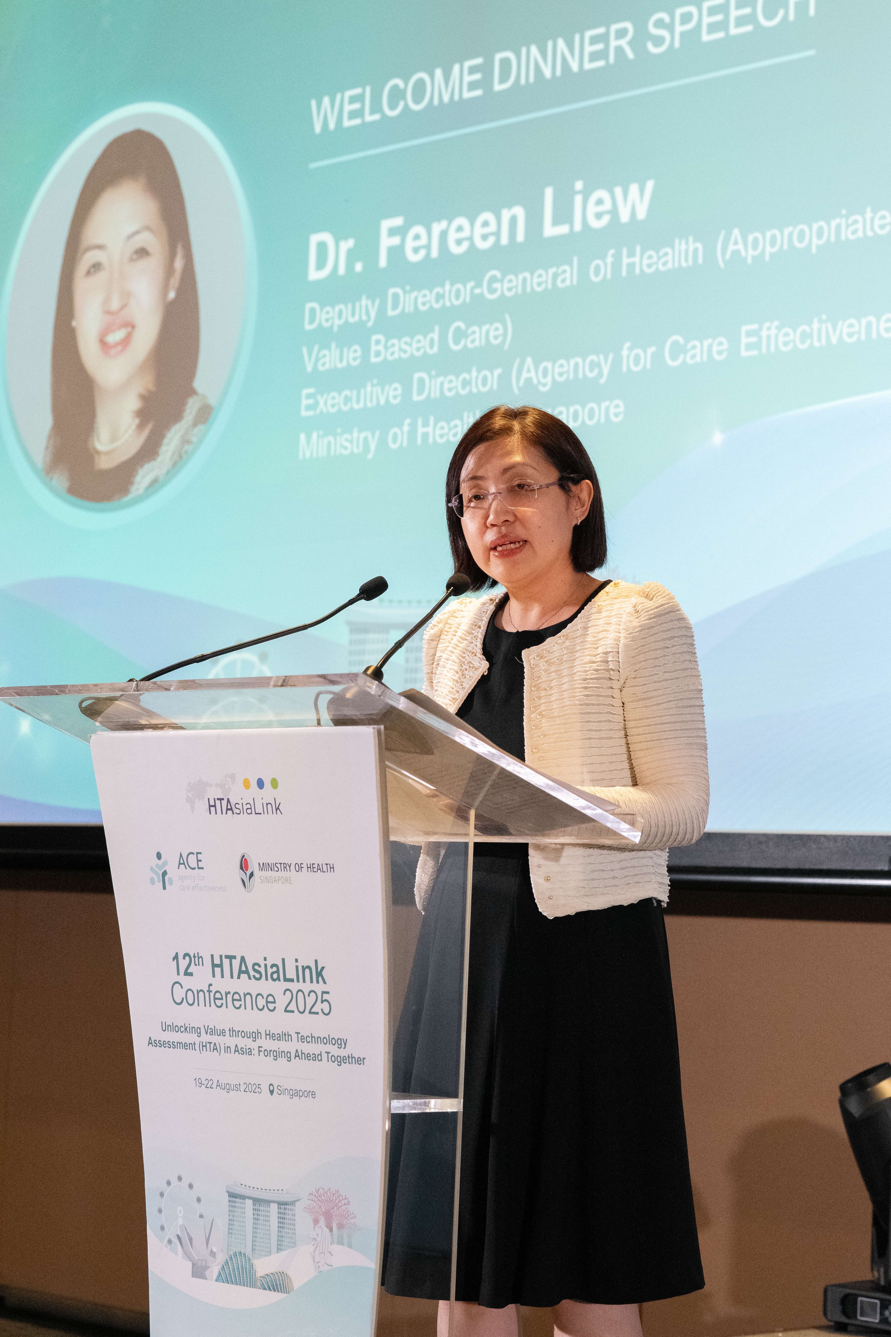Welcome Dinner Speech by MOH Deputy Director-General of Health (Appropriate and Value-Based Care), Dr Fereen Liew