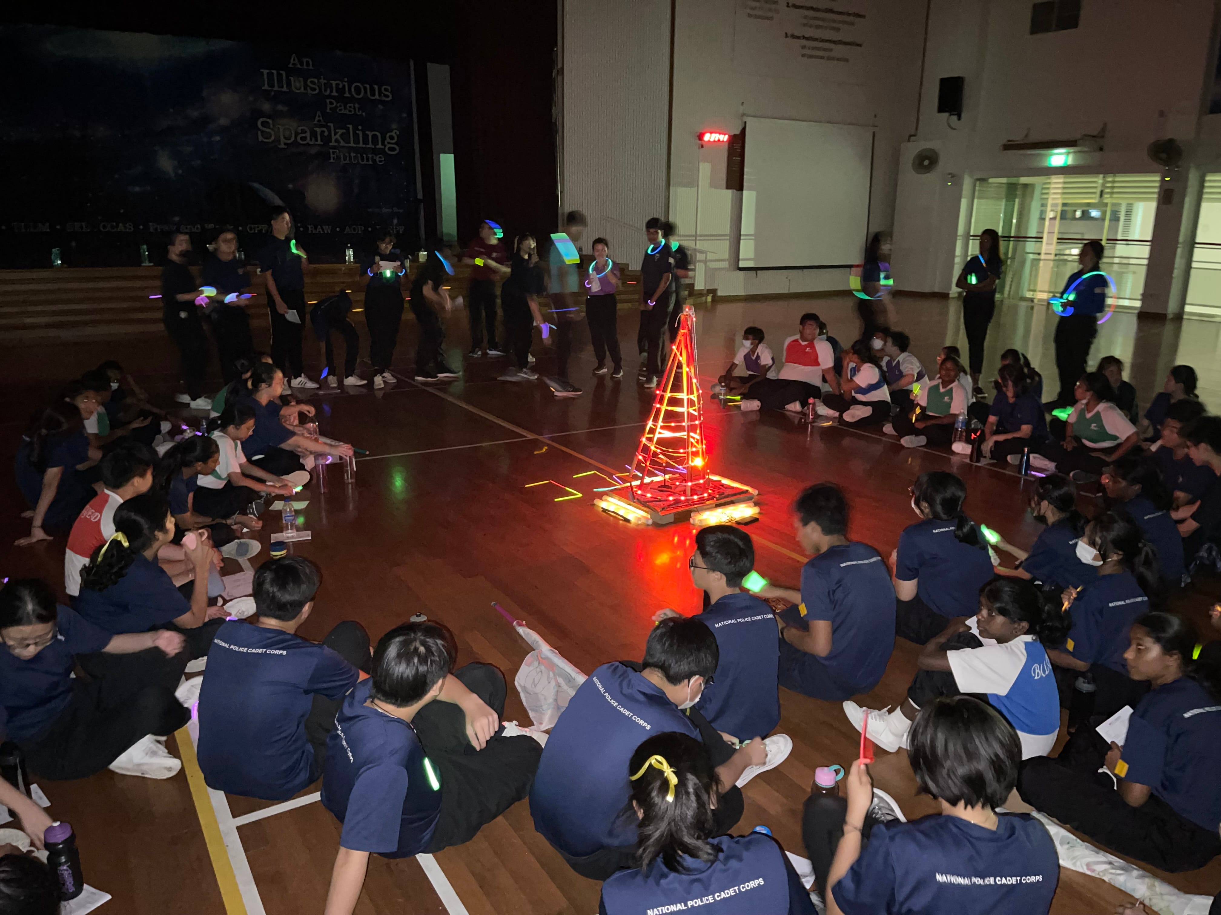 Our unique “E-Campfire” at our CHR NPCC Unit Camp