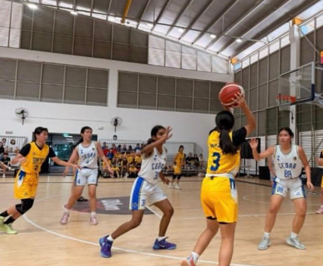 Join our Girls' Basketball CCA and develop your skills, values, and leadership over four years of training and competition.