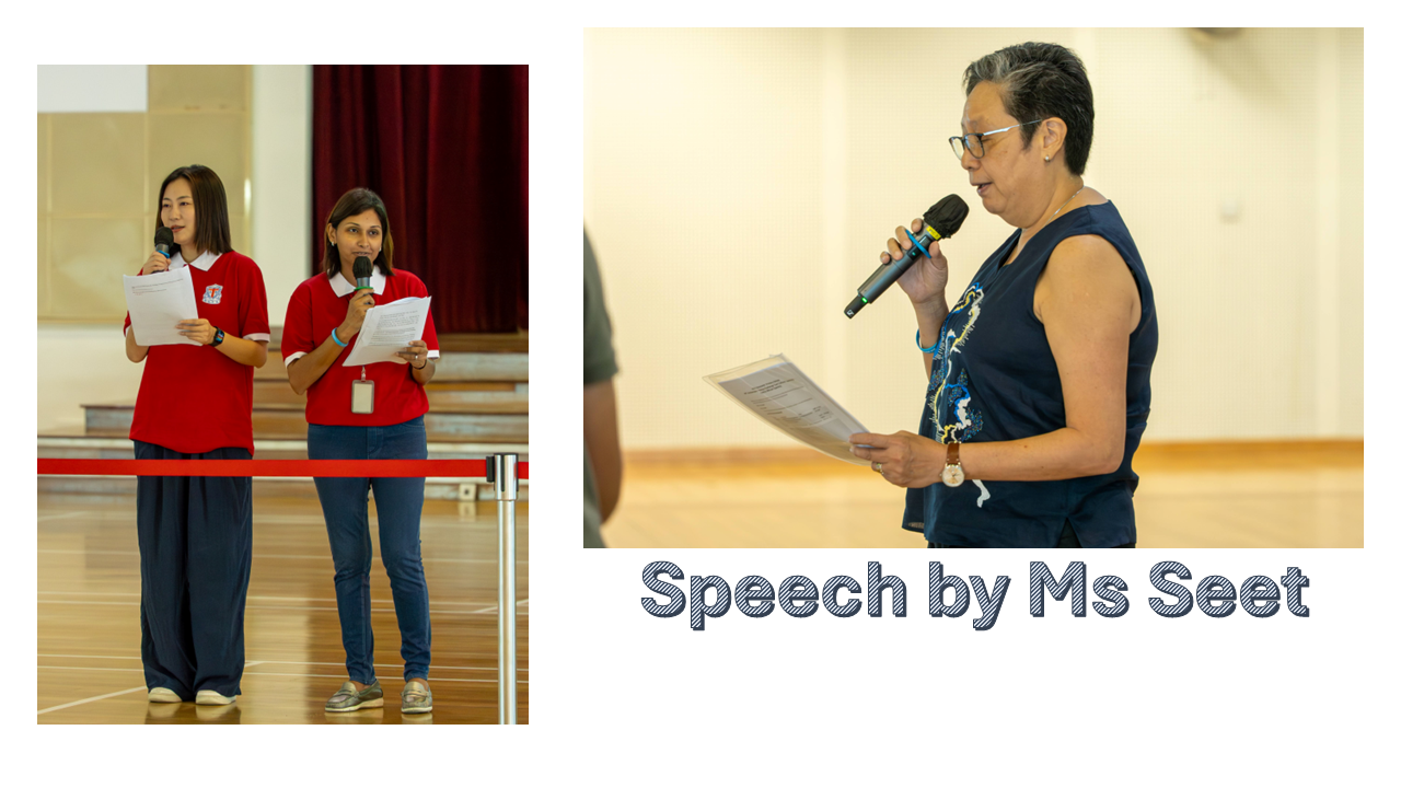 Speech by the Principal, Ms Lena Seet