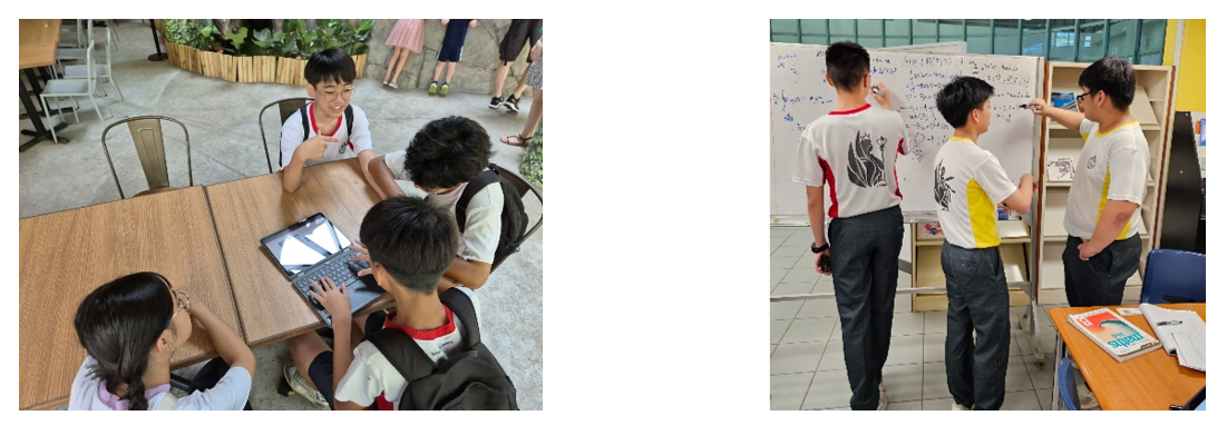Students learning Mathematics through activities
