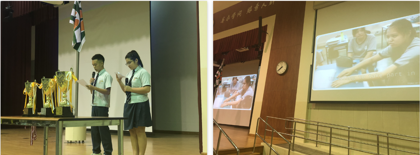 Students at a Cyberwellness Week
