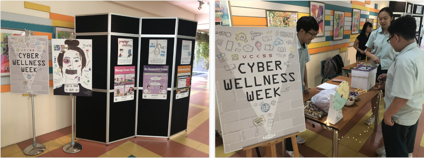 Students at a Cyberwellness Week