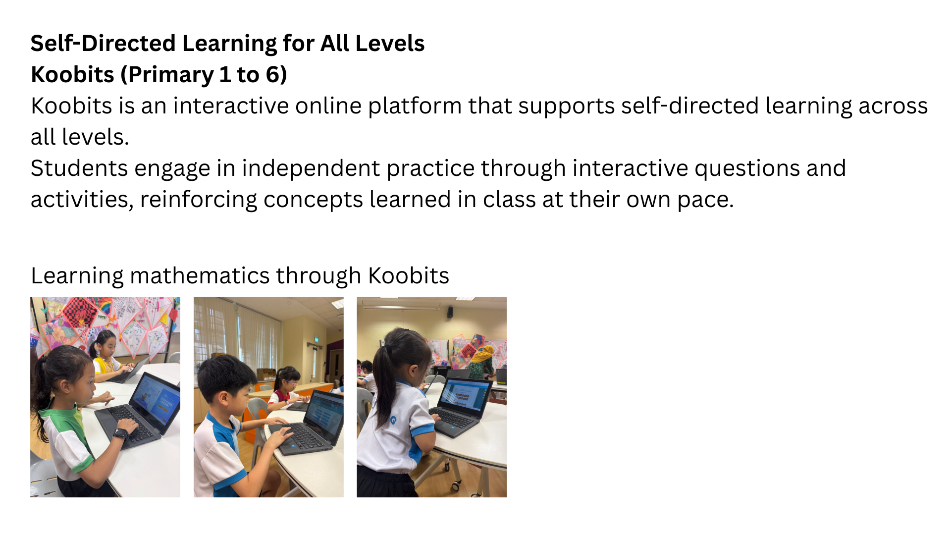 Self-Directed Learning for All Levels Koobits