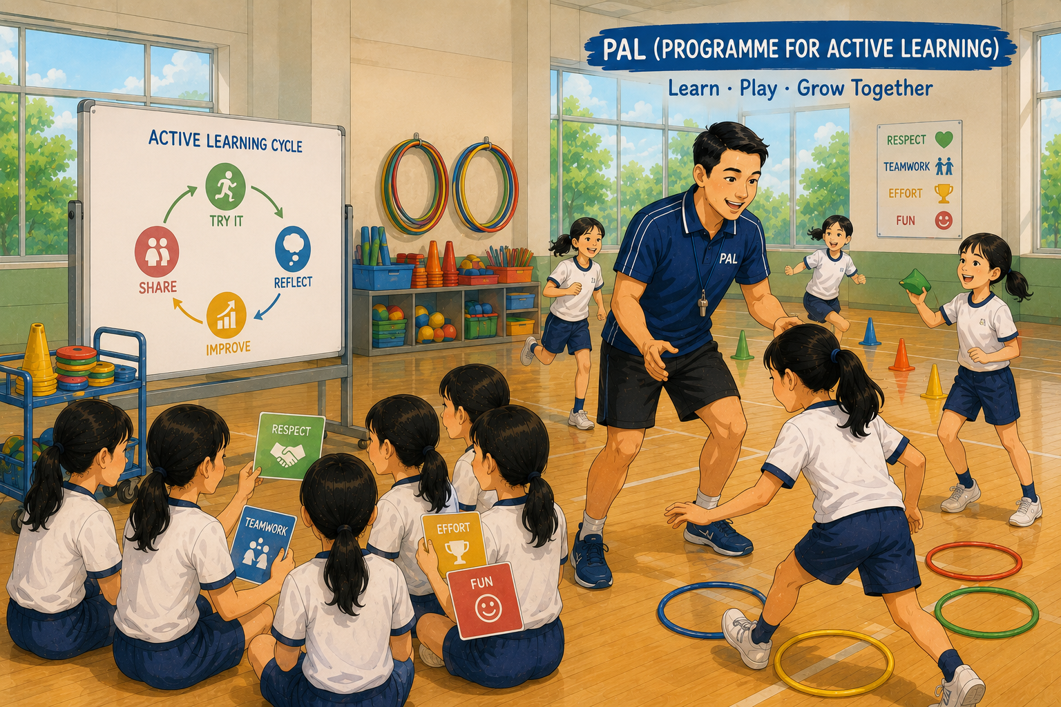 Thumbnail of PAL teacher in a classroom