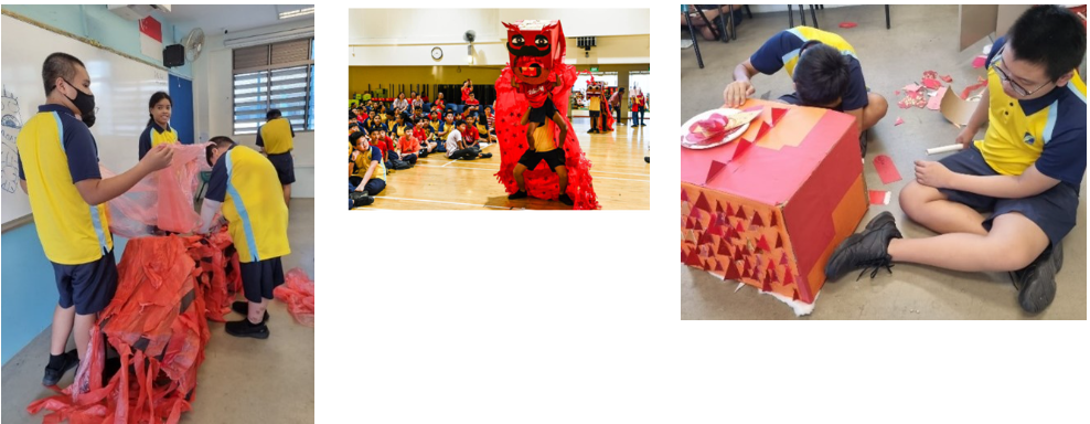 CCE lion dance activity