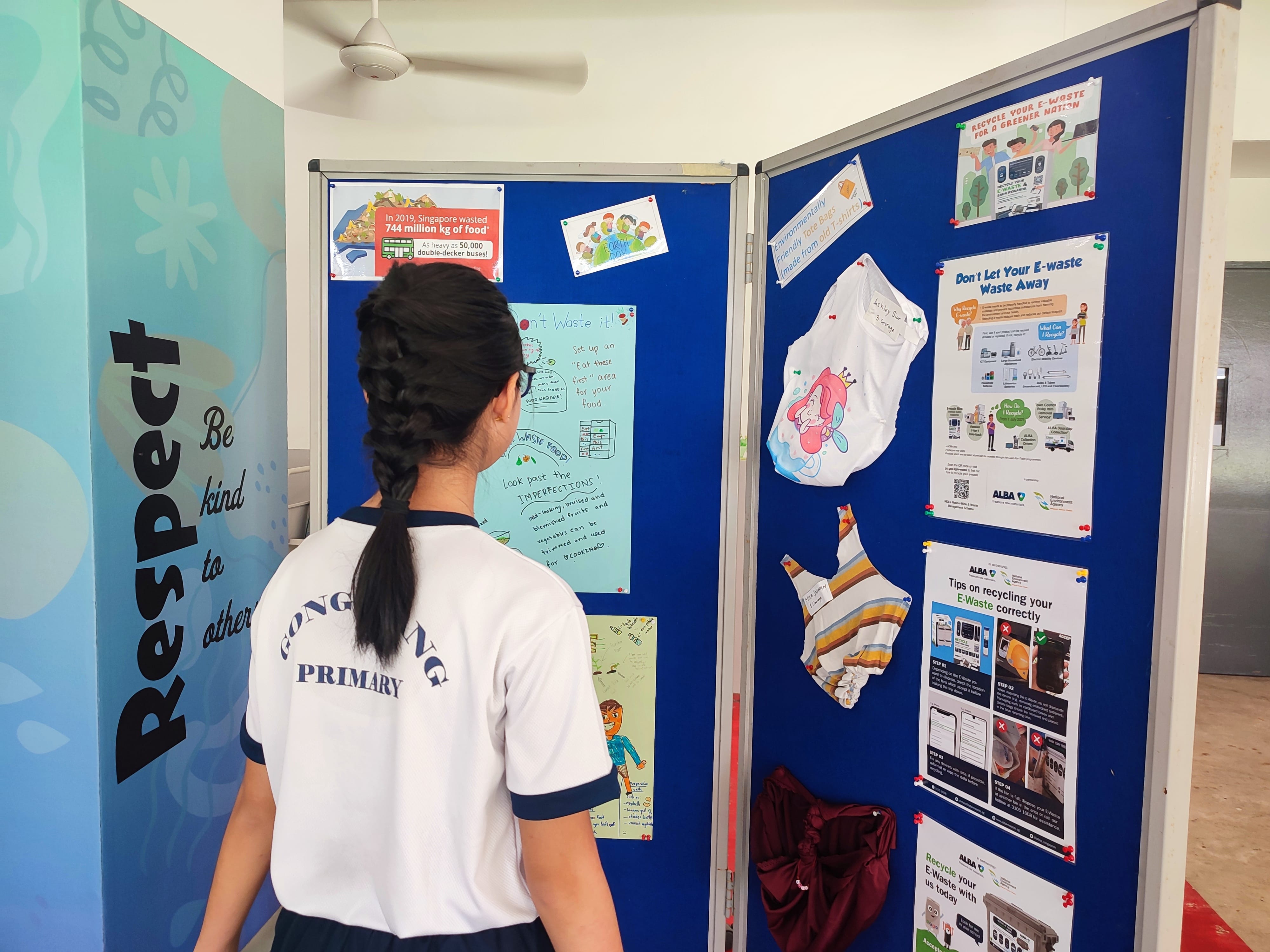 Informative noticeboards accompany programmes