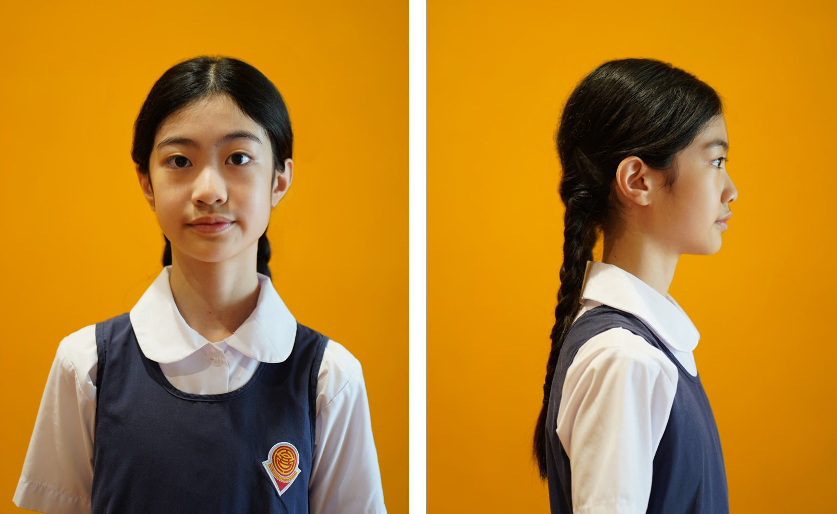 Girls with long hair (braided)