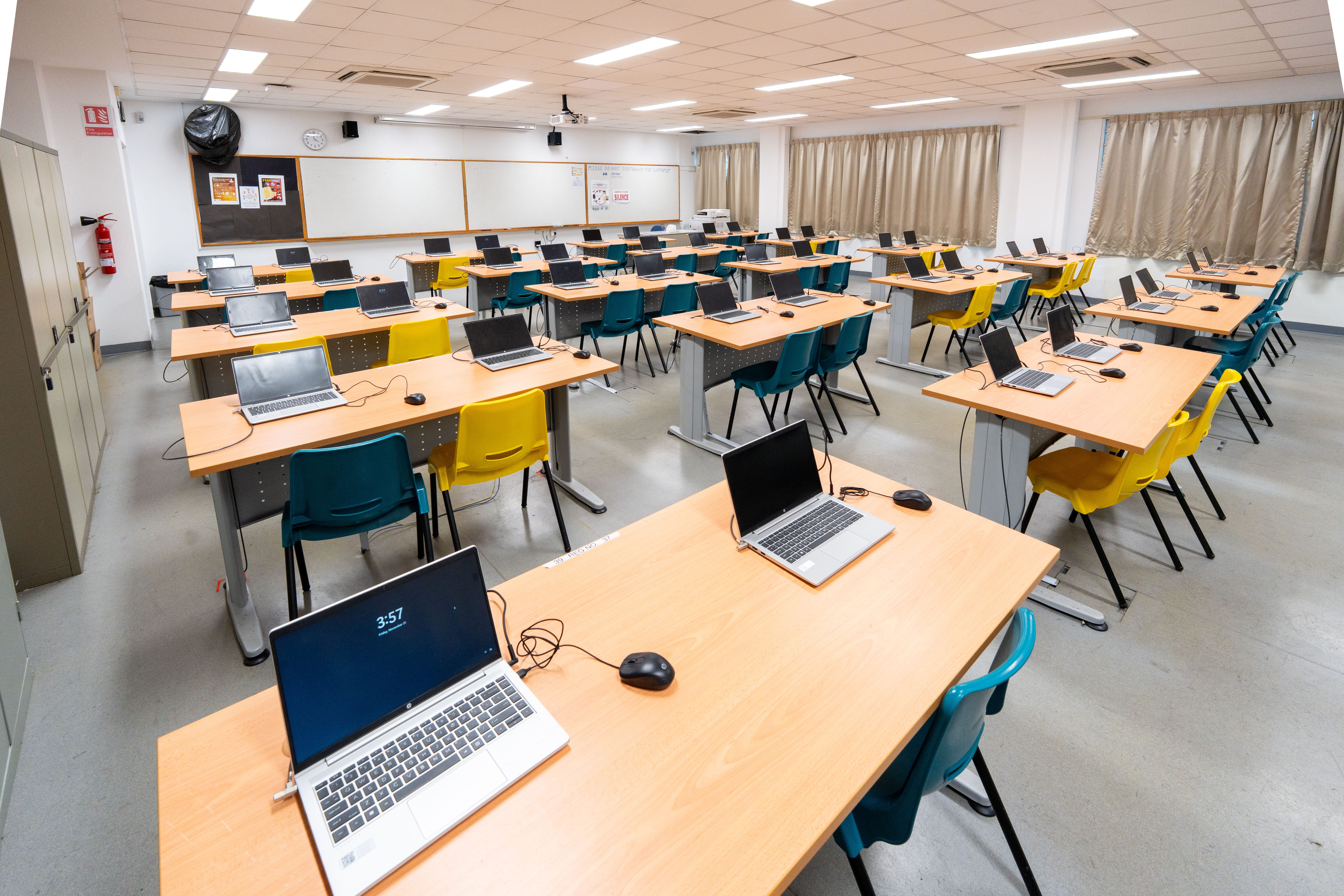 This is an image of the computer labs.