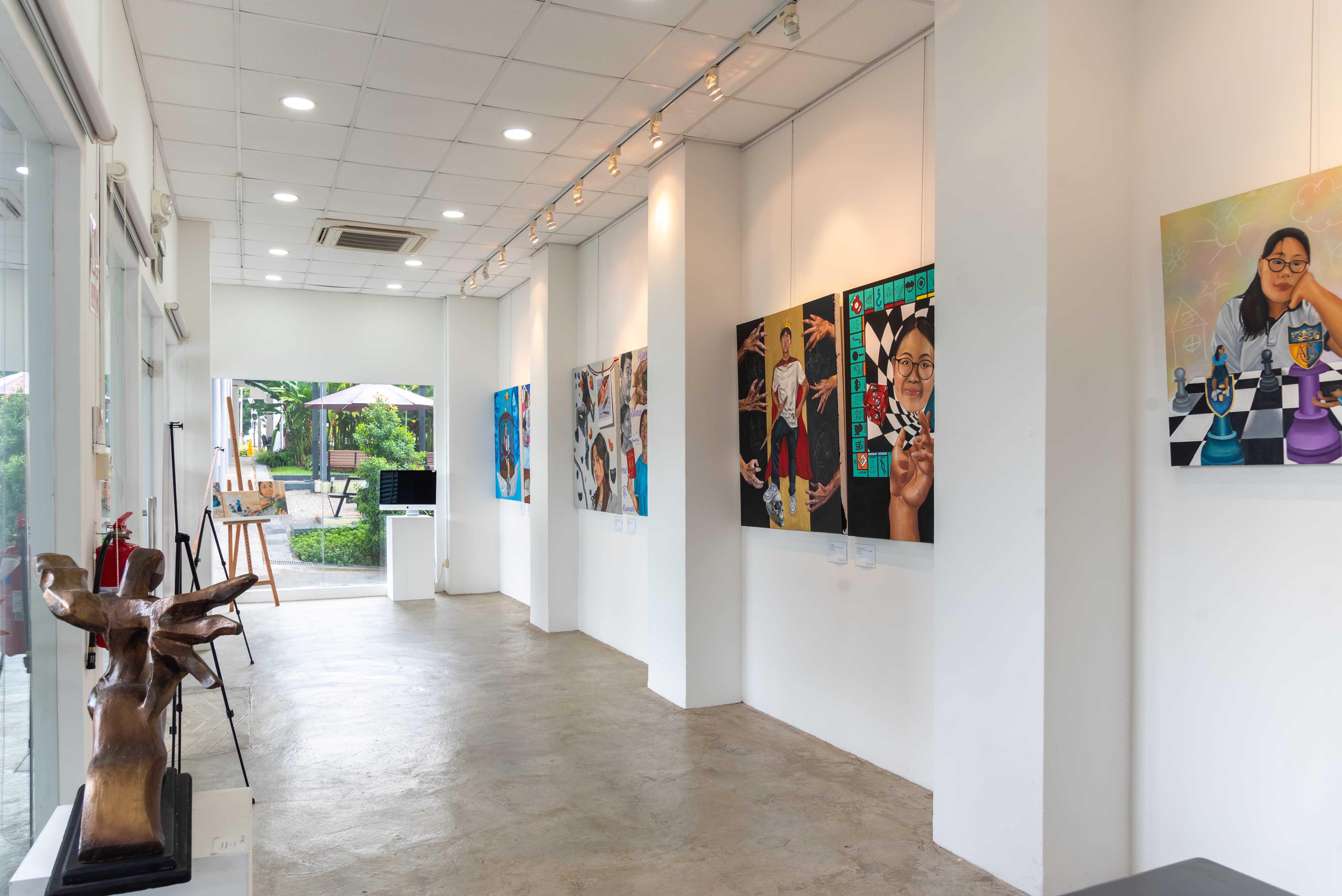 This is another image of the inside of the Art Gallery.