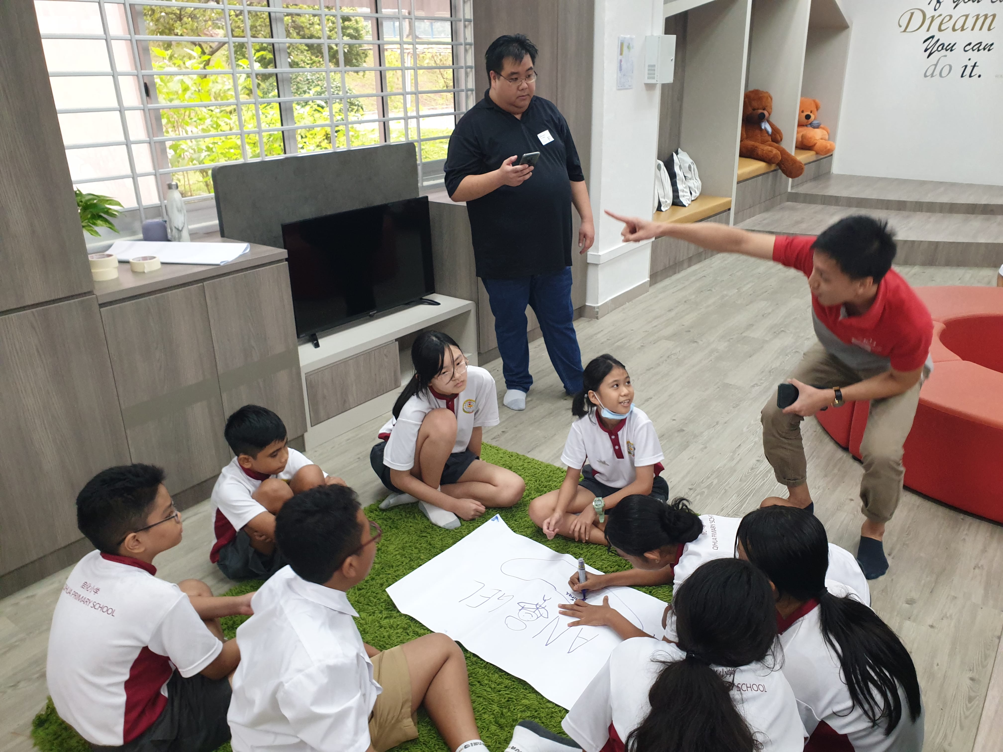 After school program with vendors at ibeep to mentor the children
