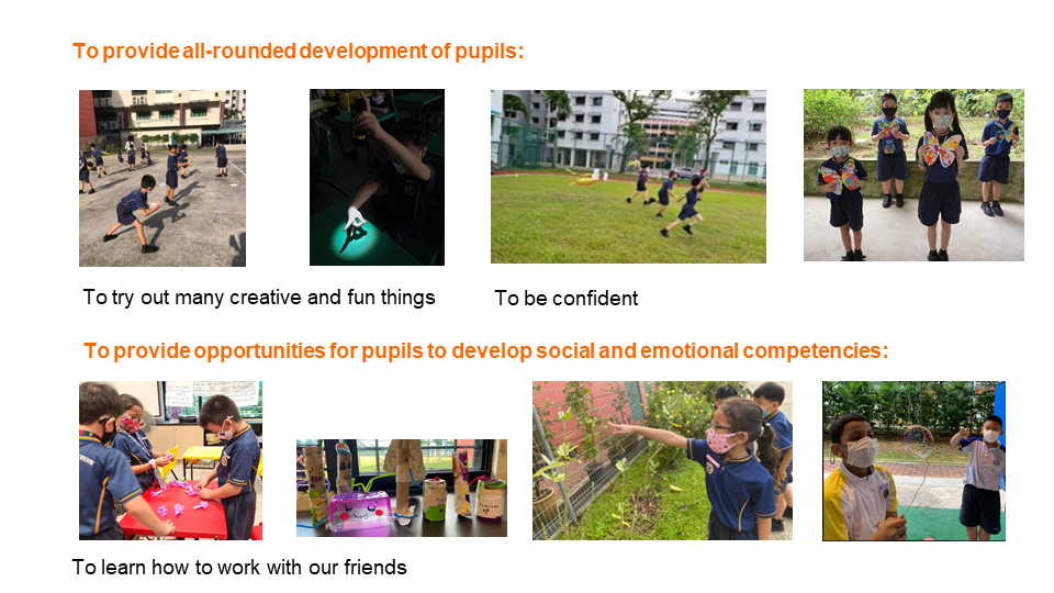 School pupils doing outdoor activities, craft projects, and group work to develop confidence and social skills.