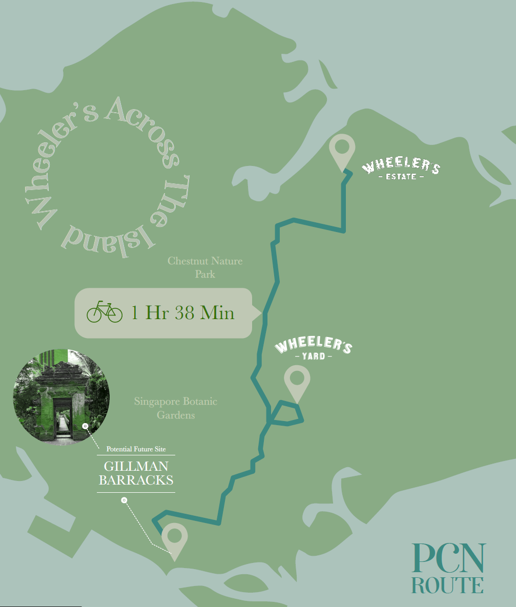  Wheeler’s Across the Island - Artist Impression of Proposed Cycling Route