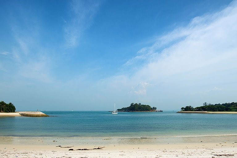 Beach on Lazarus Island