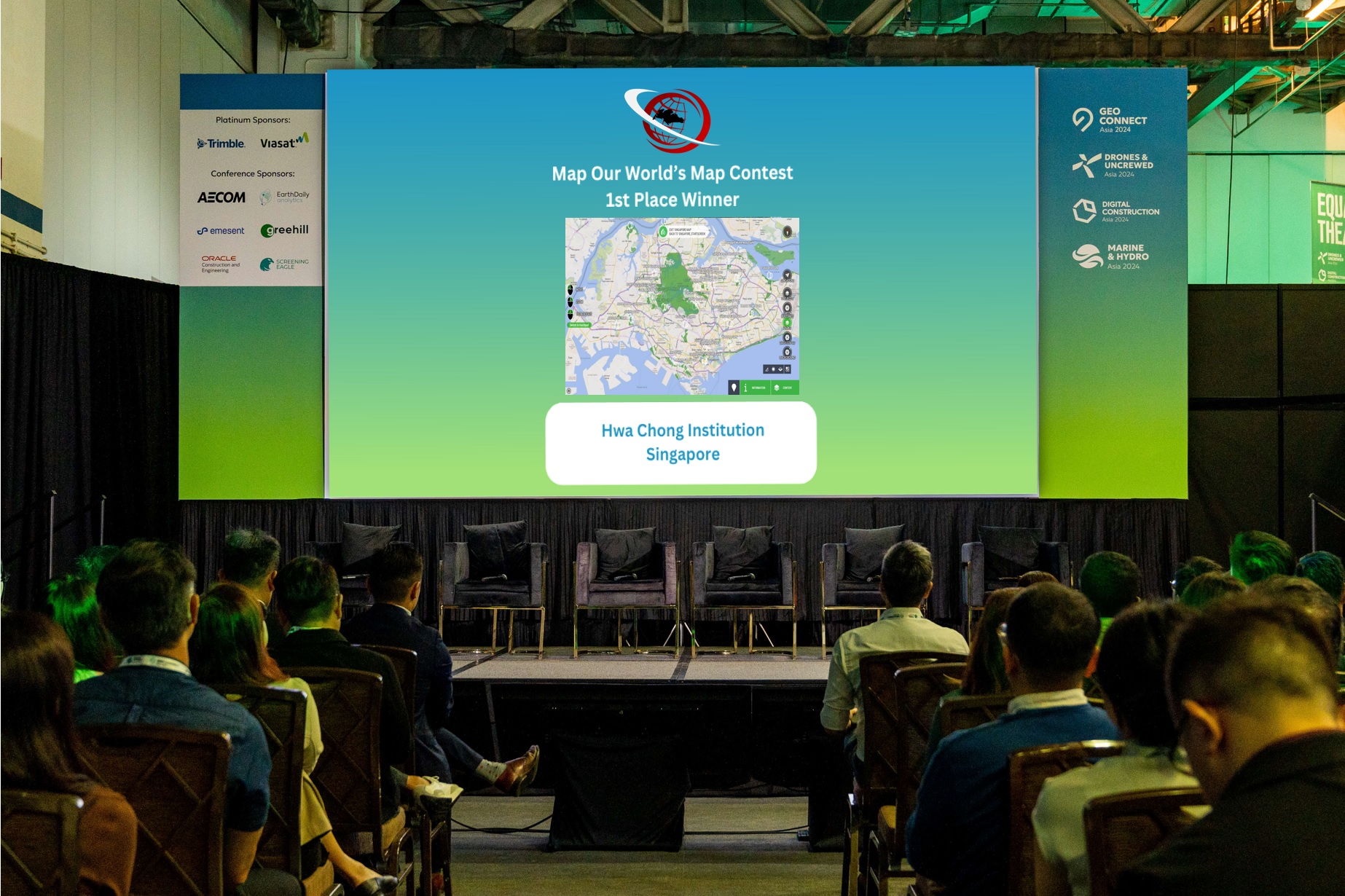 MOW 2023: Award presentation at GeoConnect Asia, Marina Bay Sands