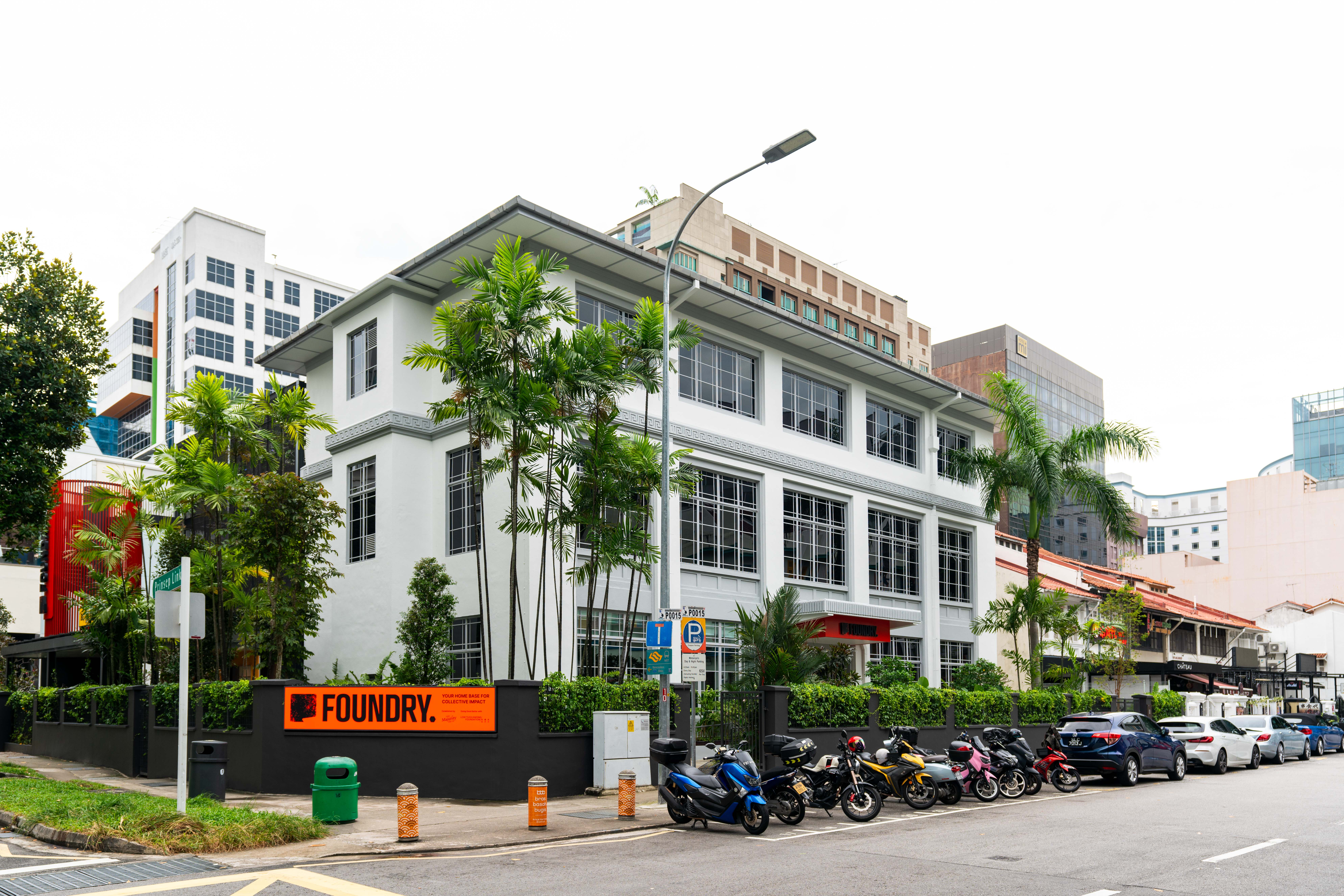 The front facade of The Foundry