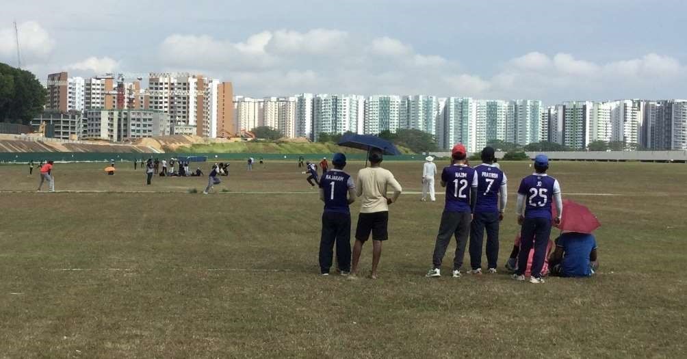 Public playing cricket on State land