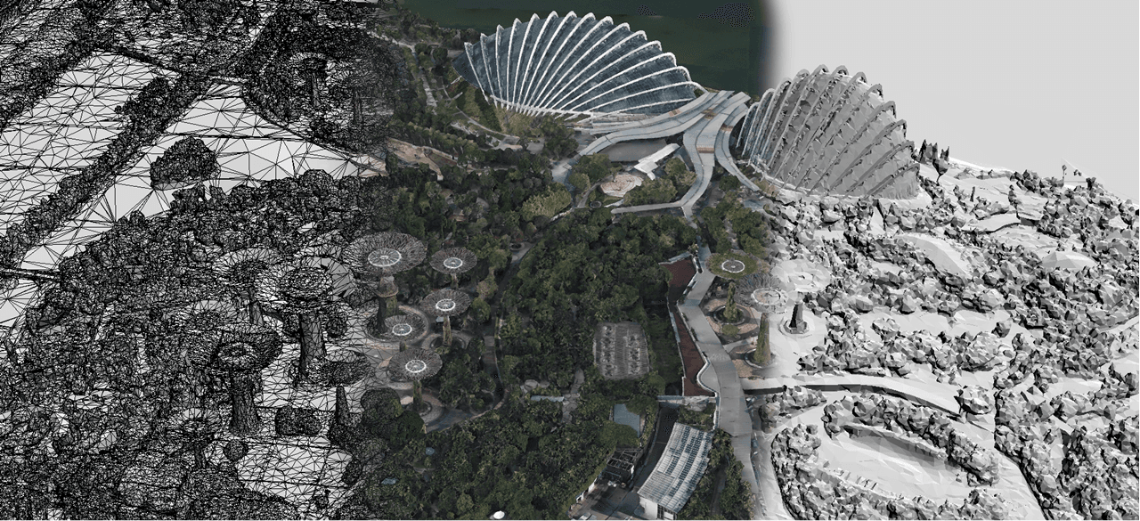 Different types of 3D data for the development of digital twin