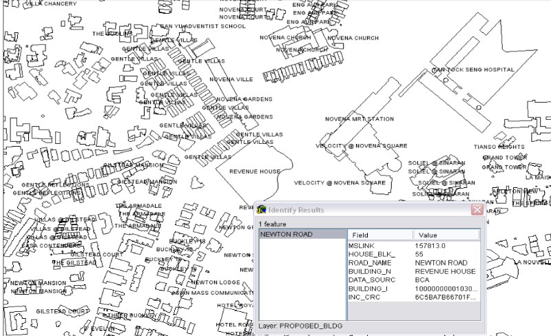 Land Query One Map Digitised Land Information | Singapore Land Authority