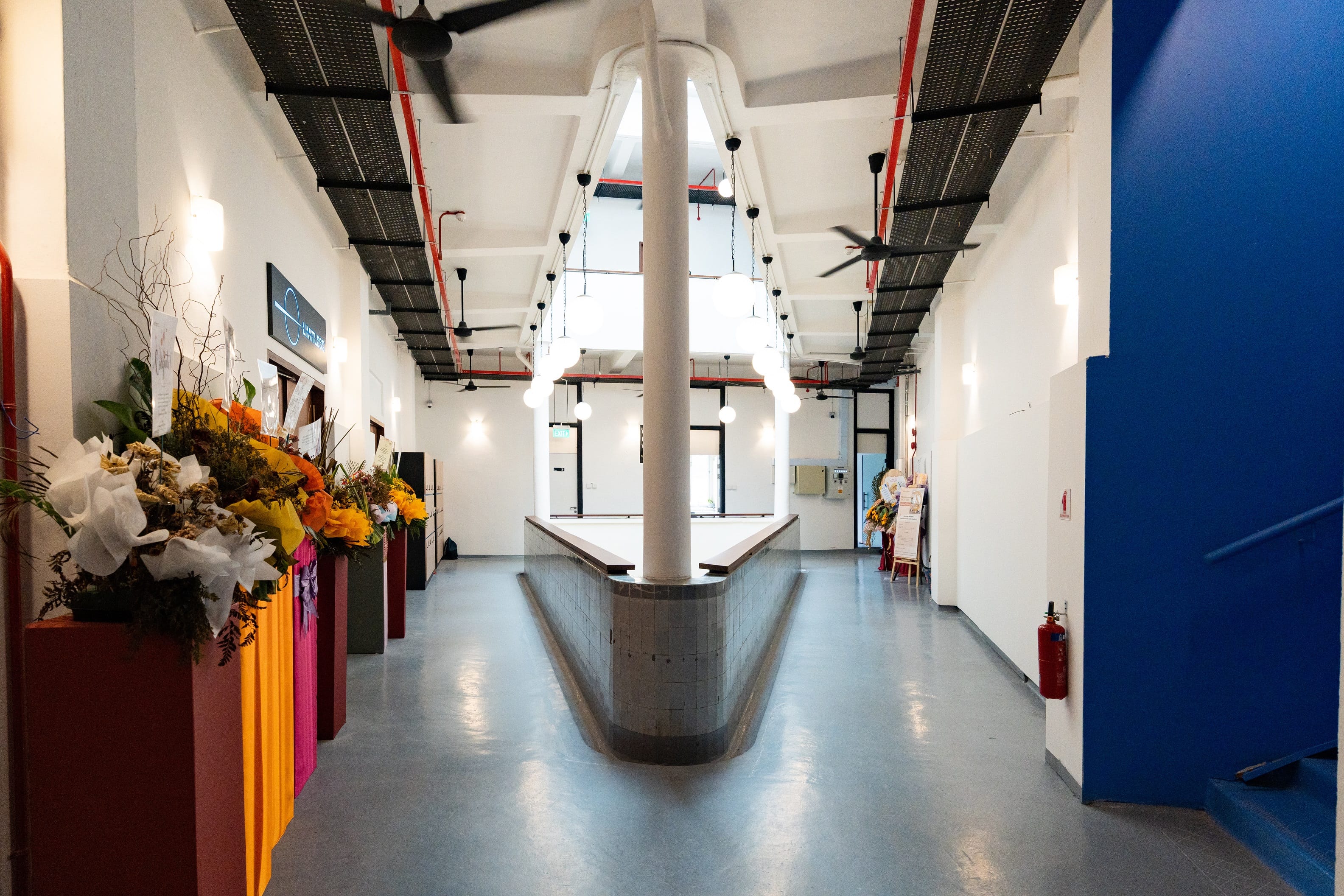 The triangular airwell at Kada