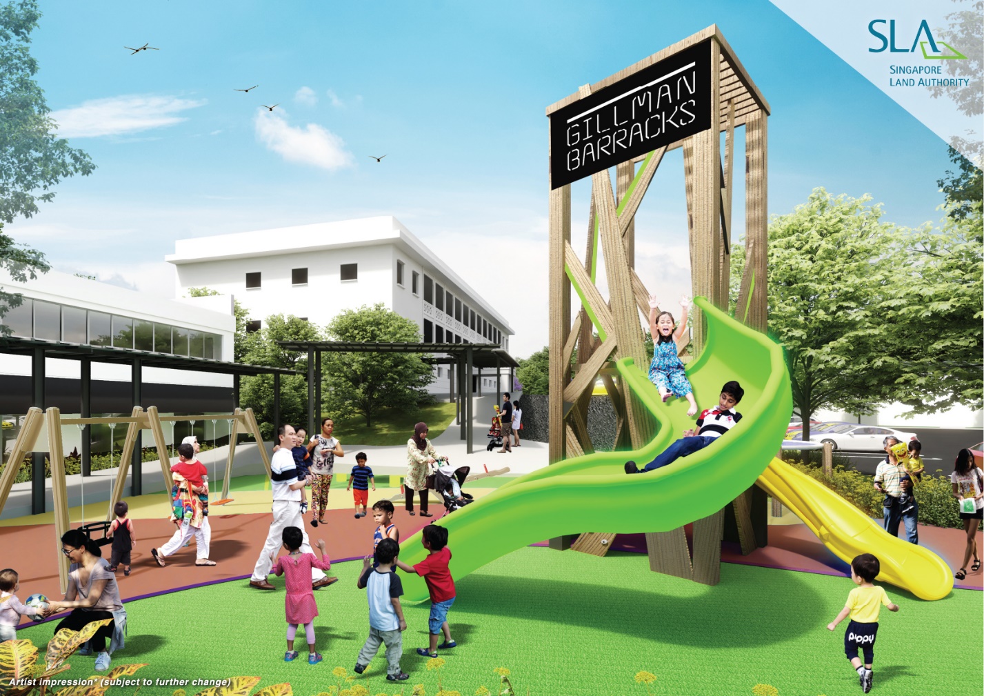 Artist impression of proposed playground