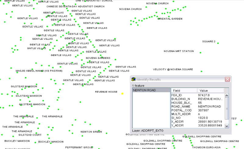 Land Query One Map Digitised Land Information | Singapore Land Authority