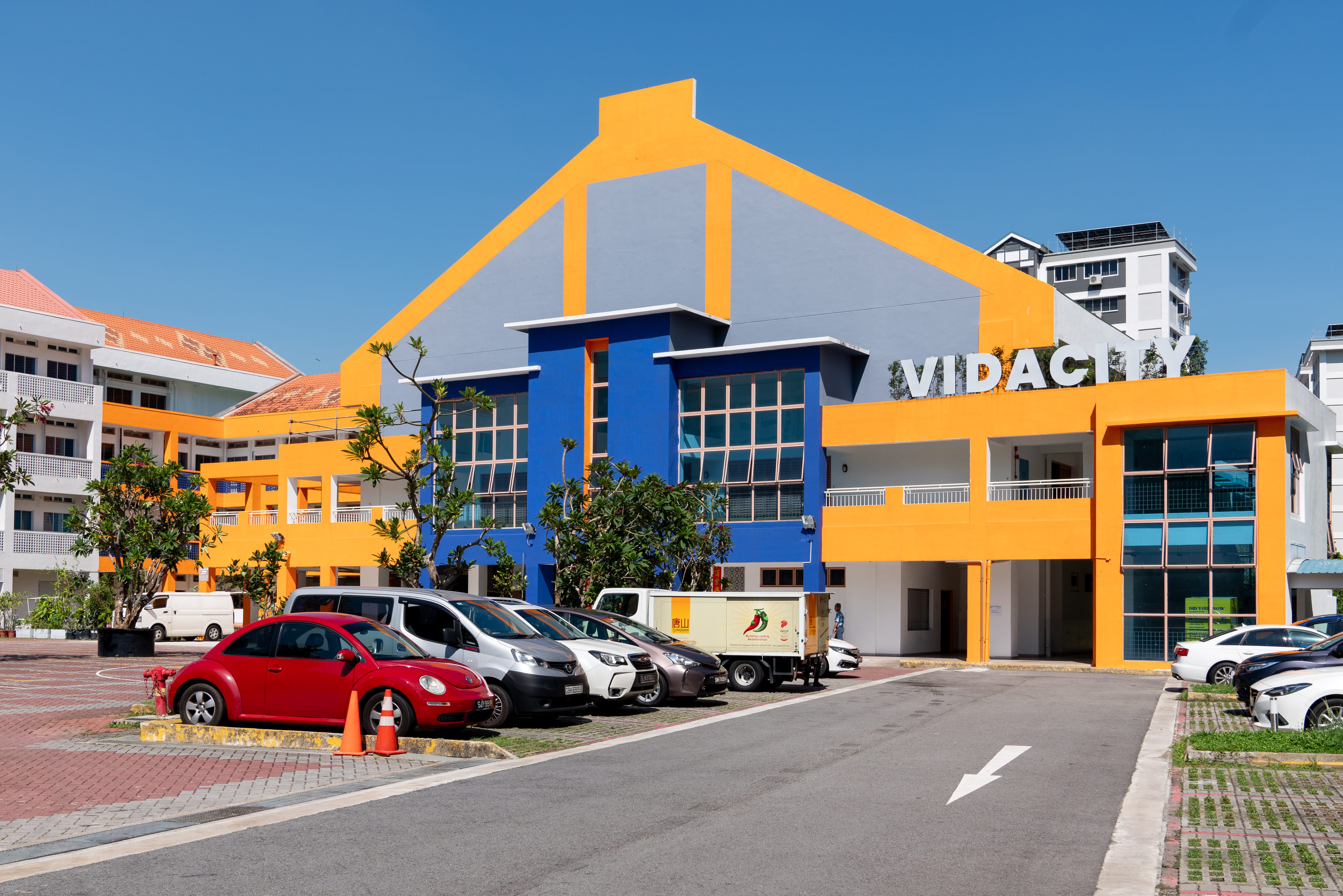 The front facade of vidacity