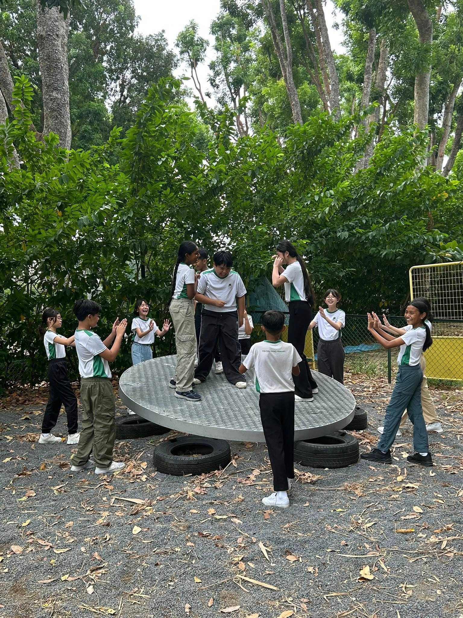 P5 Camp team-building activity