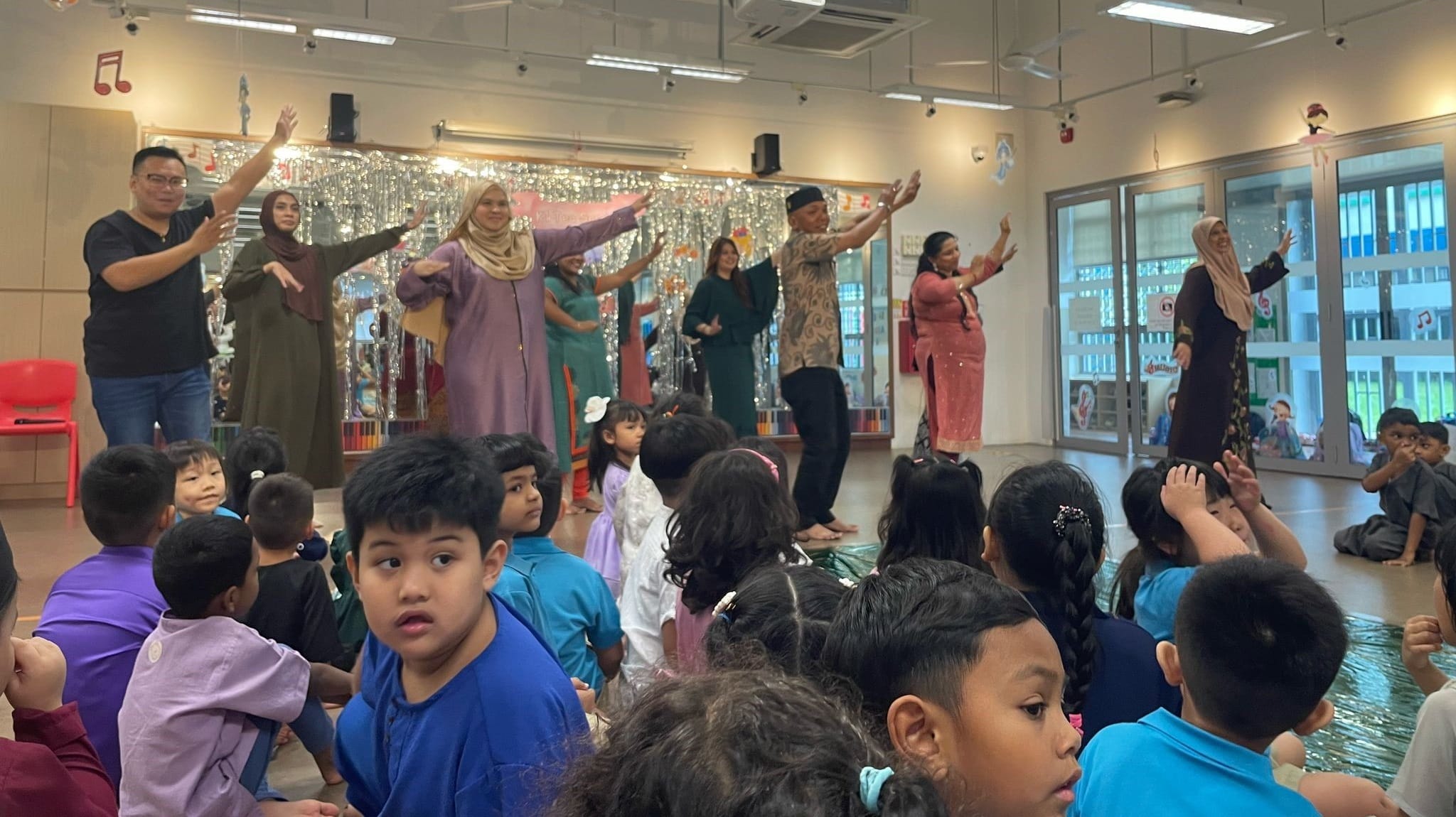 One of the most heartwarming highlights of this year’s event was the incredible support from our parent volunteers. We are truly grateful for the time, effort, and love they poured into their beautiful dance performance. It was a joyful moment that lit up the celebration and brought so much delight to our children.