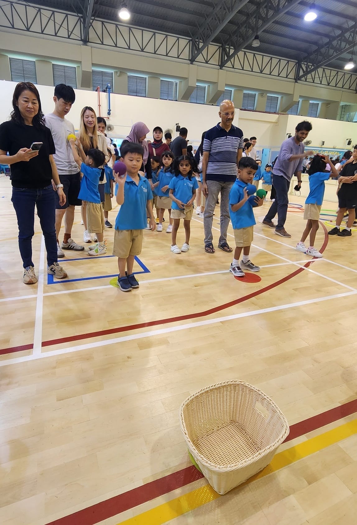 Parents and children enjoyed precious moments of collaboration and laughter as they joined in the fun.