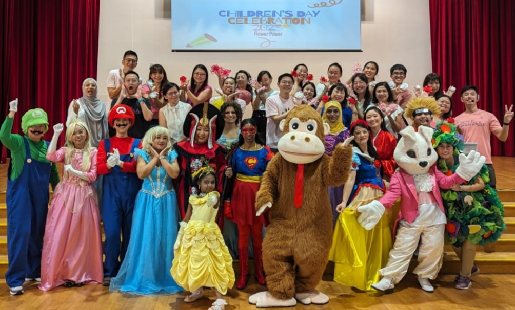 Group photo with parent support group