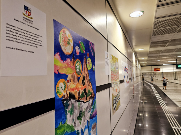 Art works at the MRT Stations