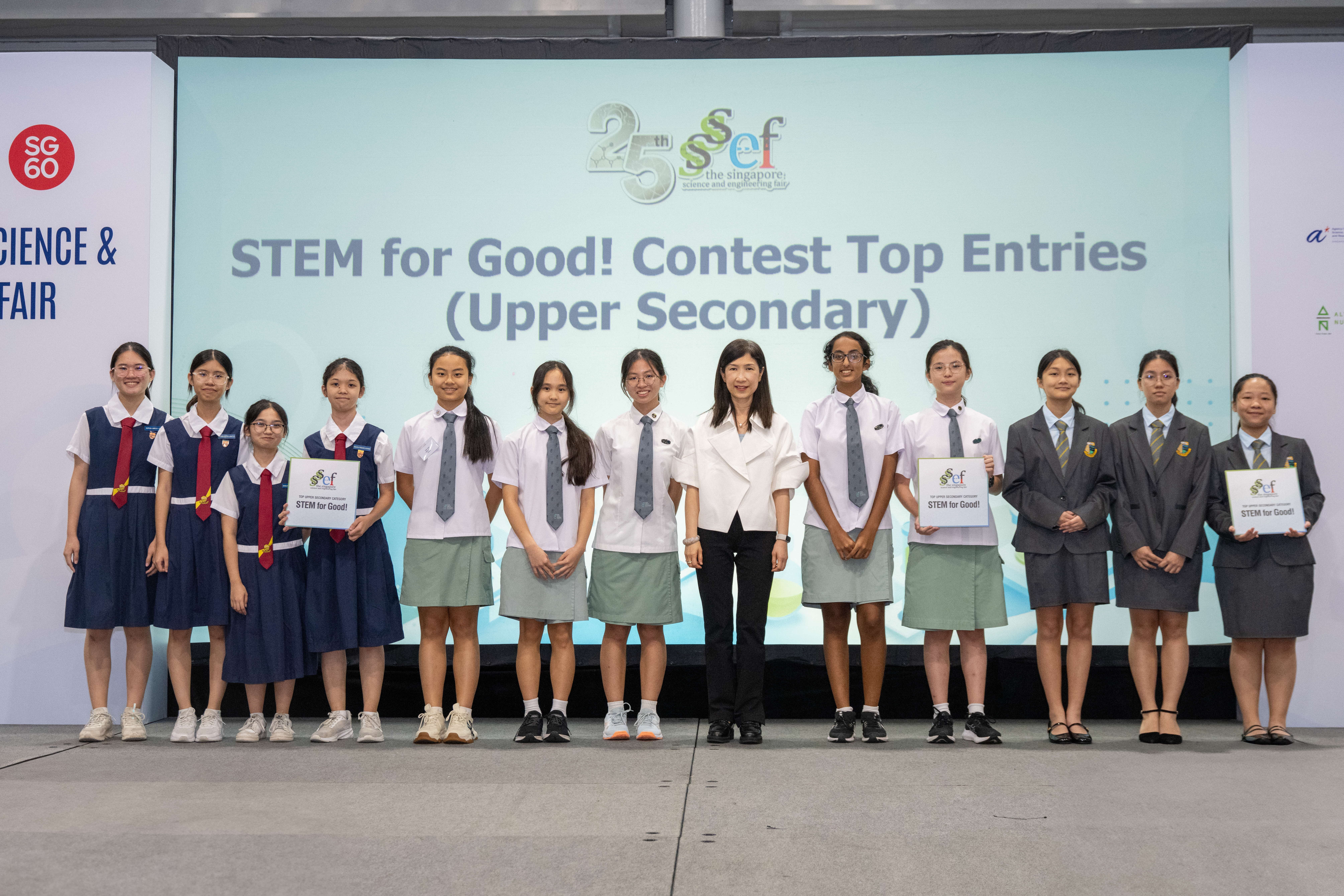 Cedarians achieved top placing at the 2025 Singapore Science and Engineering Fair - STEM for Good contest